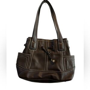 Tignanello Women's Brown Leather Shoulder Bag